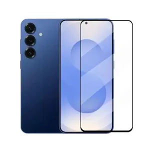 Закалённое защитное стекло Riff для Samsung Galaxy S25 FE / S731B, A55 5G / A556, A35 5G / A356 — 6D Pro, чёрное