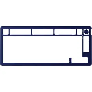 Keyboard top frame HyperX Alloy Rise 75 Navy Blue 330.8x142.2x150 mm