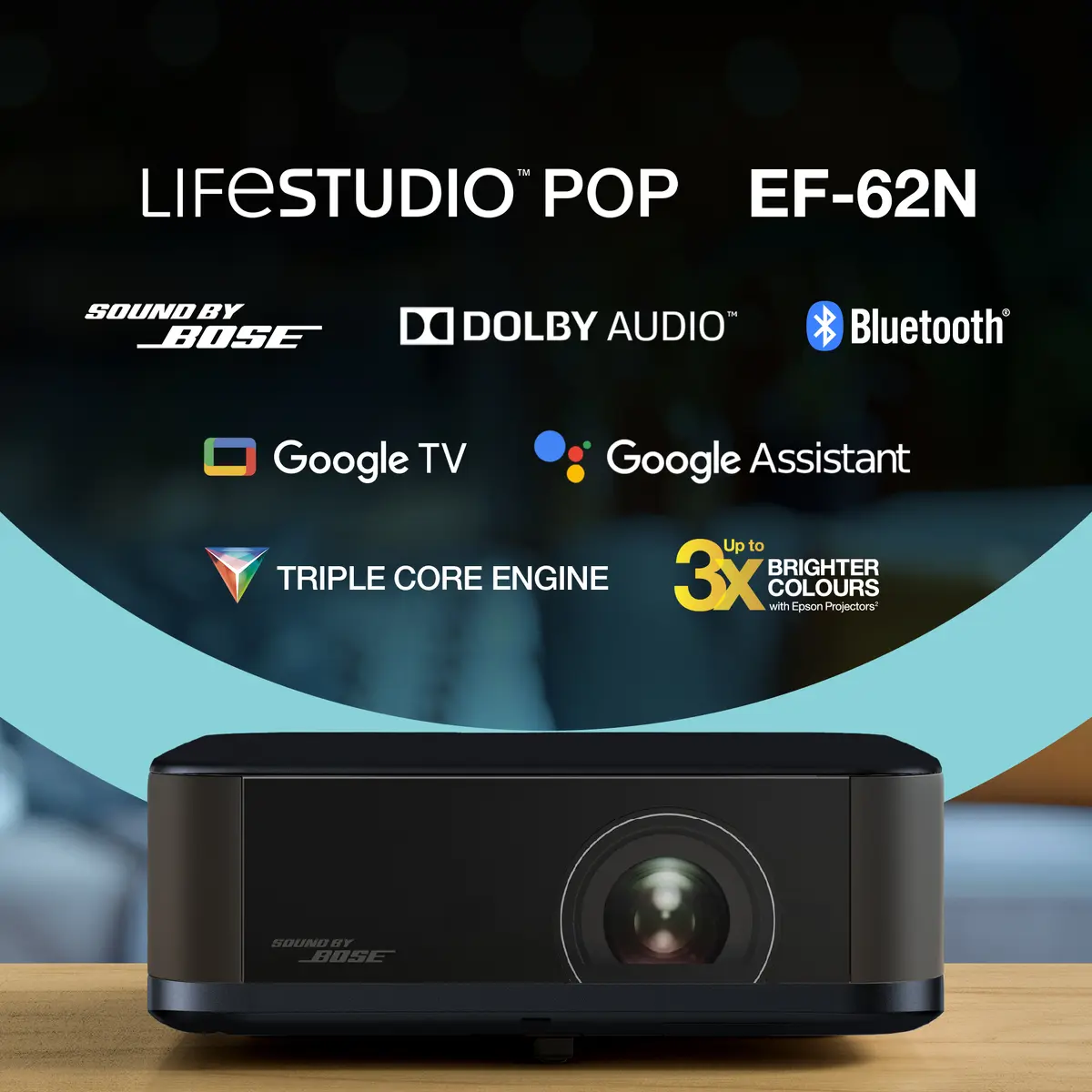 Проектор Epson Lifestudio Pop Plus EF-62N Photo 8