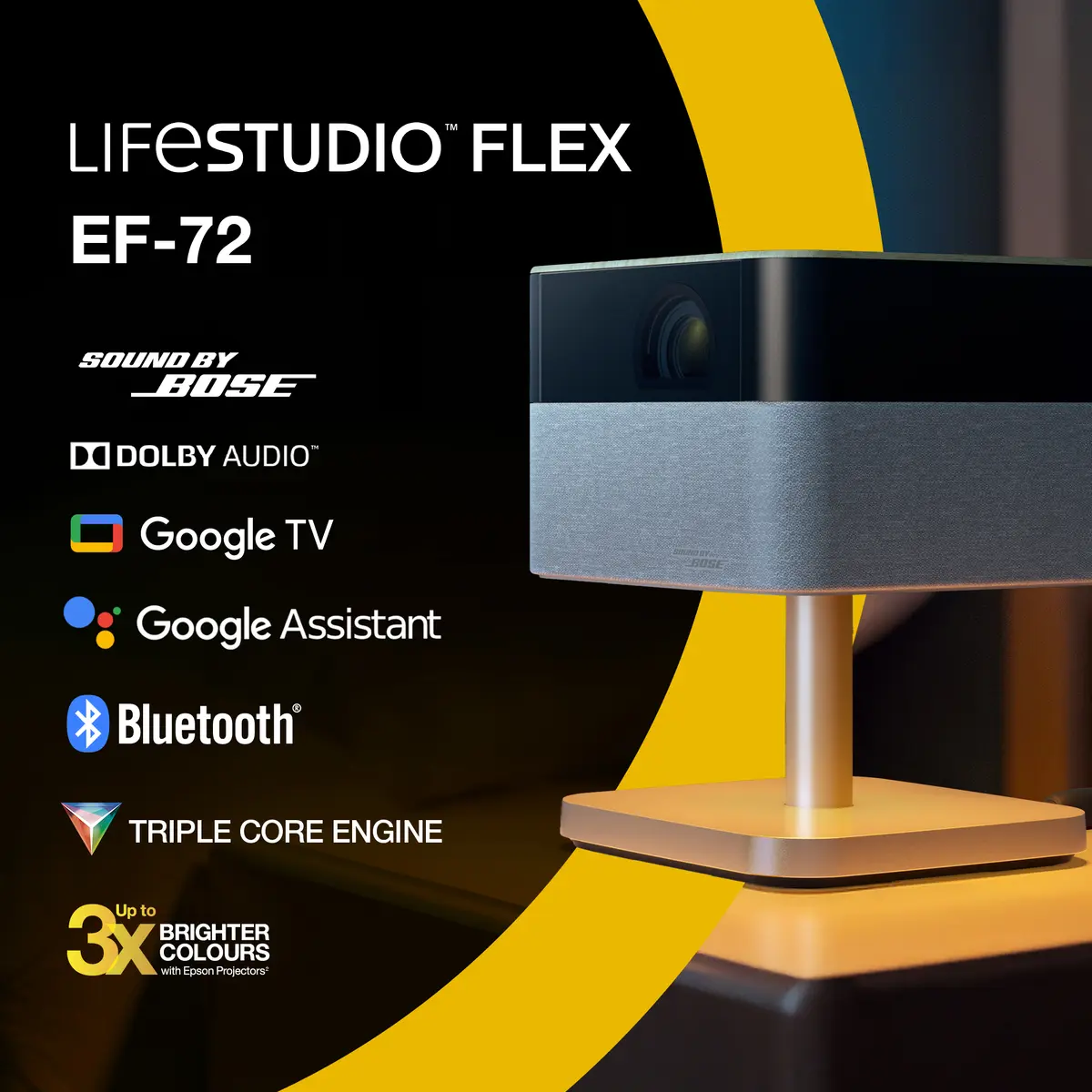 Проектор Epson Lifestudio Flex Plus EF-72 Oak Photo 9