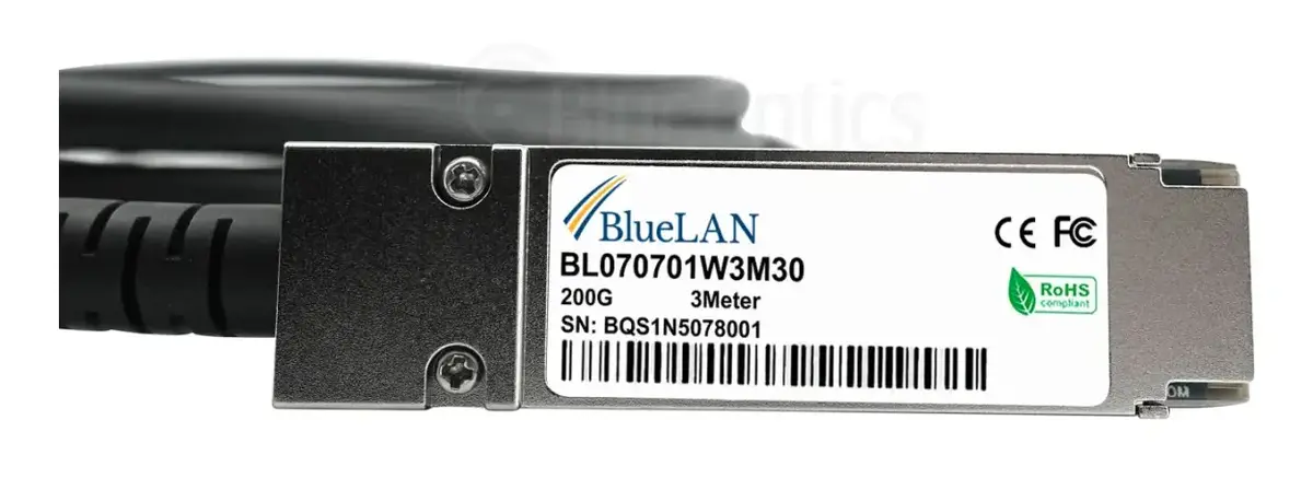 DAC кабель BlueOptics CBL-NTWK-0956-QSFP56-3-BL Photo 3
