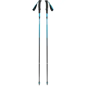 Trekingspoles Black Diamond Distance Carbon Z 125 cm, salokāmas oglekļa pāri ar putu rokturi un groziņiem