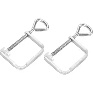 Rail clamps GRAPHITE 58G495-144 for guide rails, set of 2