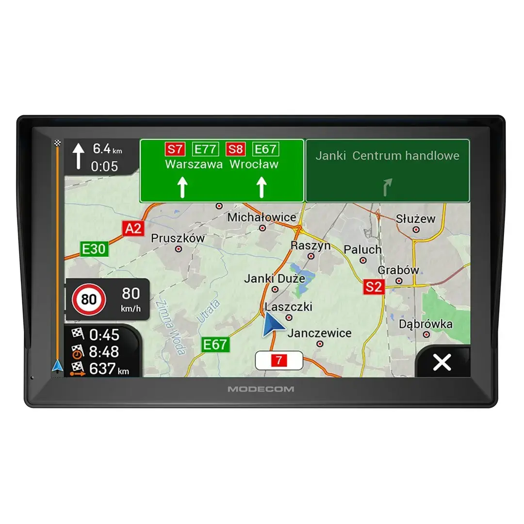 MODECOM Freeway CX 9.3 PLUS iGO Truck GPS-навигатор Photo 11