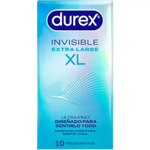 Презервативы Durex Invisible XL — 10 шт., увеличенного размера, смазанные латексные презервативы