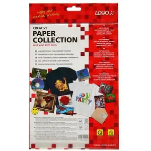 Self-adhesive film Logo A4 125 g/m² transparent matte, 10 sheets