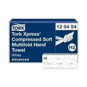 Paper towels Tork H2 Advanced Interfold 2-ply — 2400 sheets (MPN 120454)