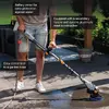 Cordless Brushless Telescopic Power Scrubber Batavia B.V. 18V Twin Brush Photo 4