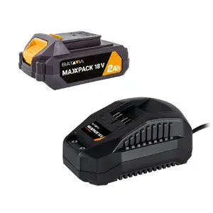 Cordless power tool starter set Batavia B.V. 18V with 2.0Ah Li-ion battery and 2.4A charger