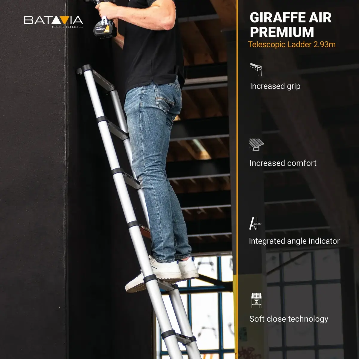 Teleskopiskā kāpnes Batavia B.V. Giraffe AIR 2,93 m Photo 7