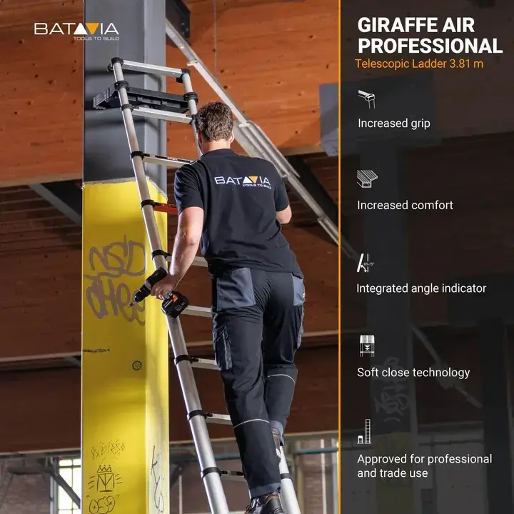 Телескопическая лестница Batavia B.V. Giraffe PRO 3,81 м Photo 9