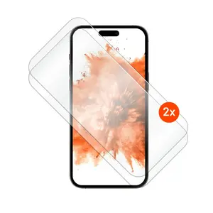 Tempered Glass Screen Protector FIXED for Apple iPhone 17 — 2 pcs, 2.5D rounded edges