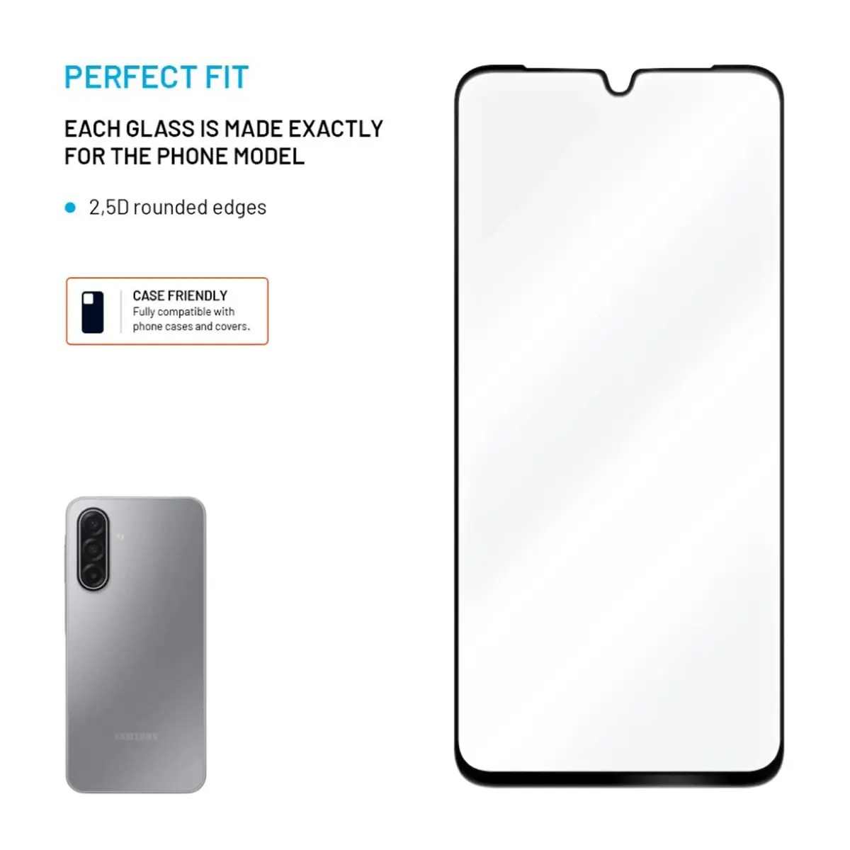 FIXED tempered glass full-cover for Samsung Galaxy A17 Photo 3