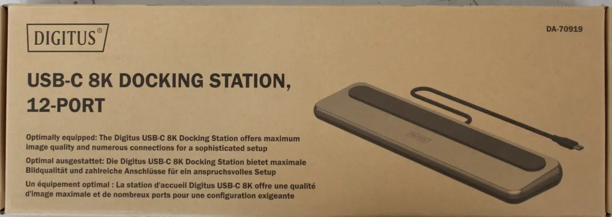 DIGITUS DA-70919 USB-C 8K 12-port docking station Photo 3