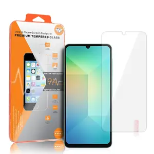 Закалённое защитное стекло для Samsung Galaxy A06/A05/A05s — твёрдость 9H, защита от царапин