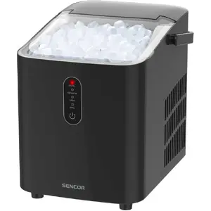 Ice maker SENCOR SIM2500BK — compact countertop ice machine, 12 kg/day, 600 g bin, 1 L tank, 120 W