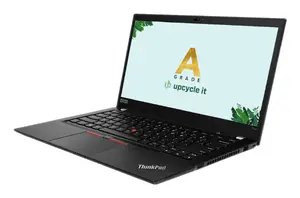 Ноутбук Upcycle IT ThinkPad T14 Gen 1 Восстановленный A с процессором Intel Core i5-10210U 14-дюймовым экраном Full HD 16 ГБ ОЗУ 256 ГБ SSD Windows 11 Pro Черный