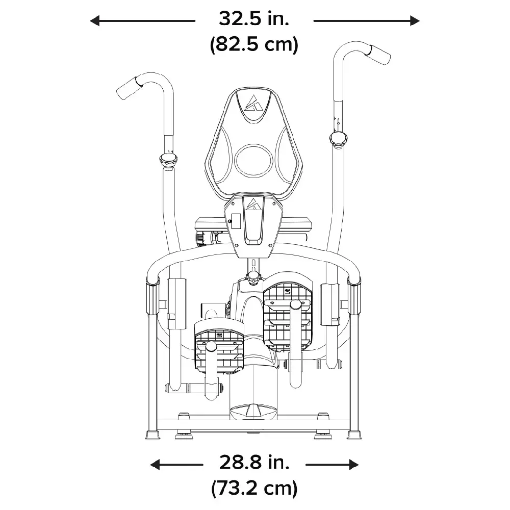 Рекумбентный эллиптический тренажер TEETER FreeStep LT3 SE2301 Photo 9