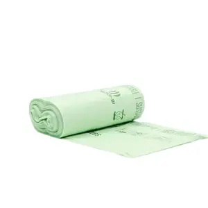 Compostable garbage bags BioBag 10 L, 25 pcs per roll, 15 µm, 42×45 cm, green