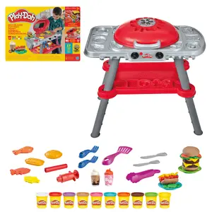Игровой набор Play-Doh Sizzlin Grill G0500 с реалистичными звуками приготовления и аксессуарами