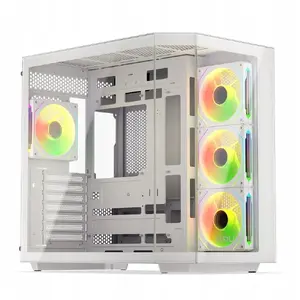 ATX Mid Tower Case KRUX Empero ARGB White KRXD014 with ARGB fans