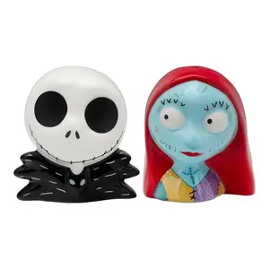 Salt & pepper shaker set Paladone PP13163NBC Black Multicolour White Ceramic