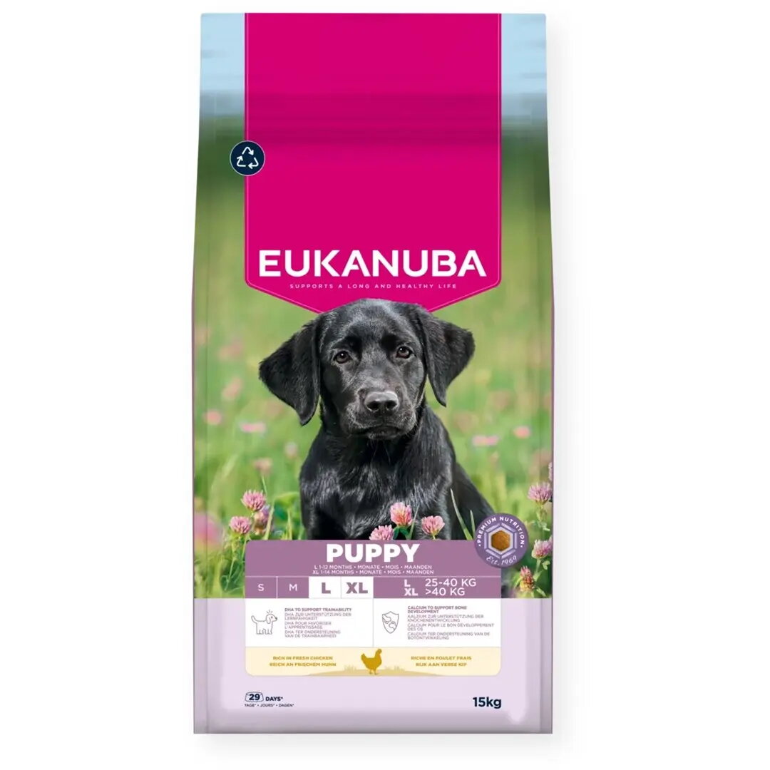 Sauss barības suņiem EUKANUBA Puppy Large