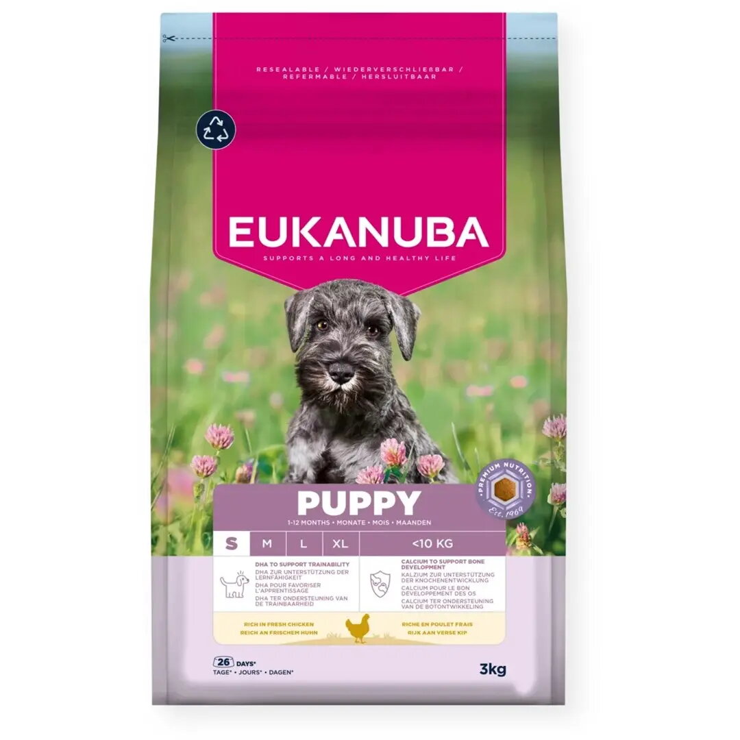 Sausais barības maisījums kucēniem EUKANUBA Puppy