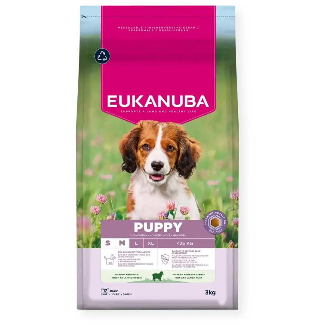 Sausais barības produkts suņiem EUKANUBA Puppy