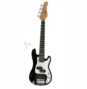 Electric Bass Guitar V-tone PBB38 BK 3/4 Precision Bass — 3/4 scale, black finish