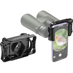 Smartphone Adapter Apexel Mounting Holder APL-F002 for Binoculars Telescopes Microscopes — universal eyepiece clamp