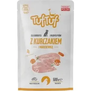 Лакомство для собак BULT TUF TUF Chicken with Carrot 100 г, снек для дрессировки и поощрения