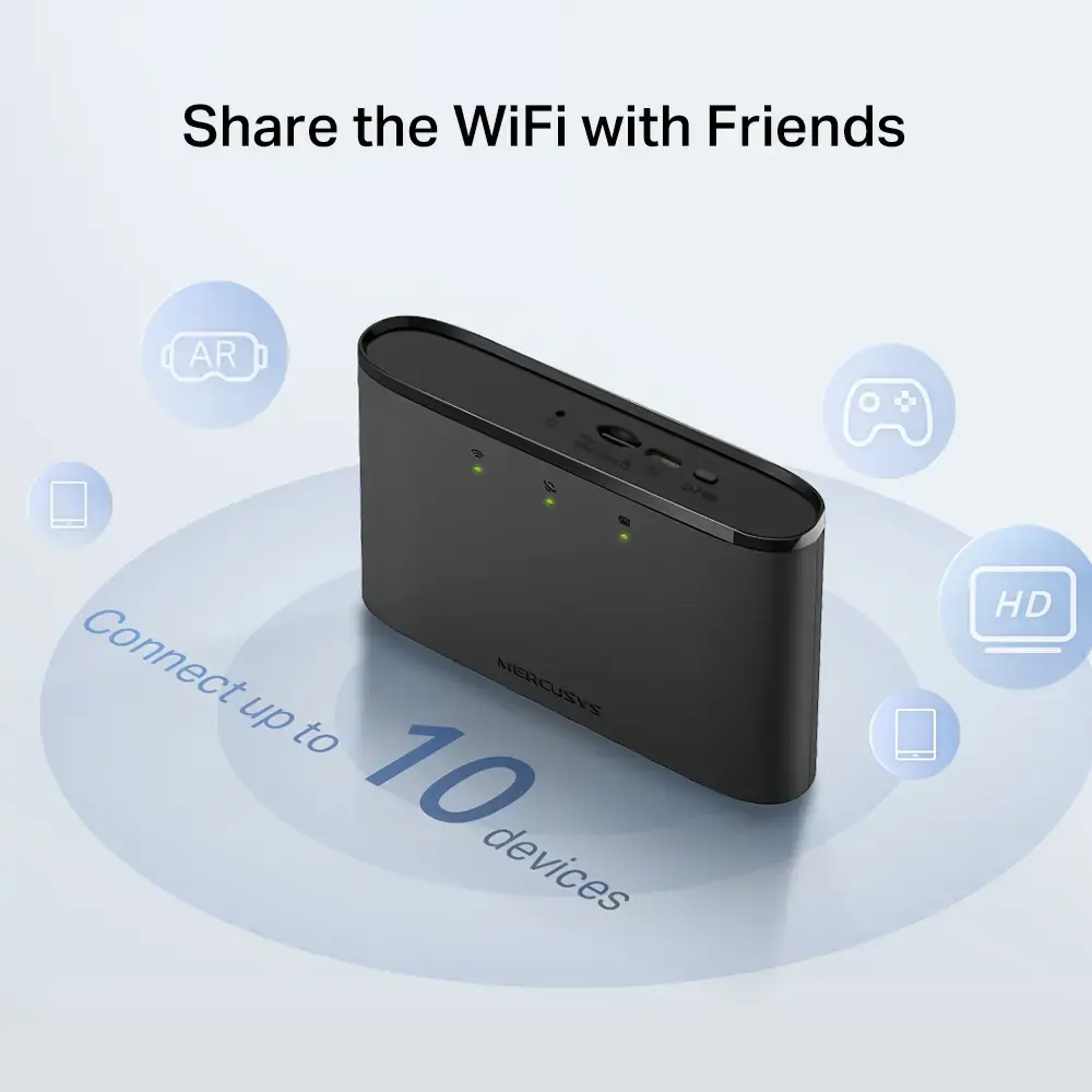 Сотовый маршрутизатор Mercusys 4G LTE Mobile Wi-Fi Photo 7