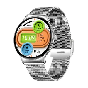 Viedpulkstenis Colmi V89 Steel Silver ar Bluetooth un sirdsdarbības monitoru