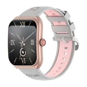 Смарт‑часы Colmi P86 Rose Gold с монитором сердечного ритма, водонепроницаемые