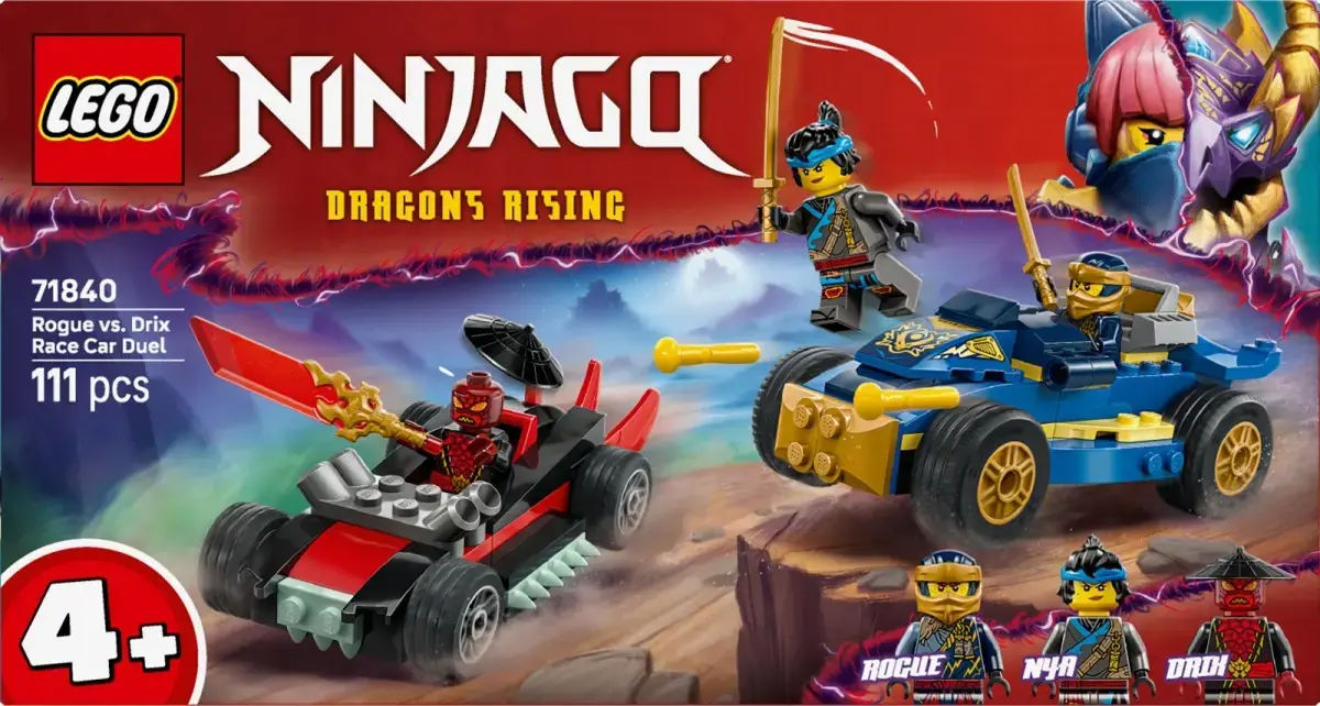 LEGO Ninjago Racing Set 71840 Rogue vs Drix Photo 2