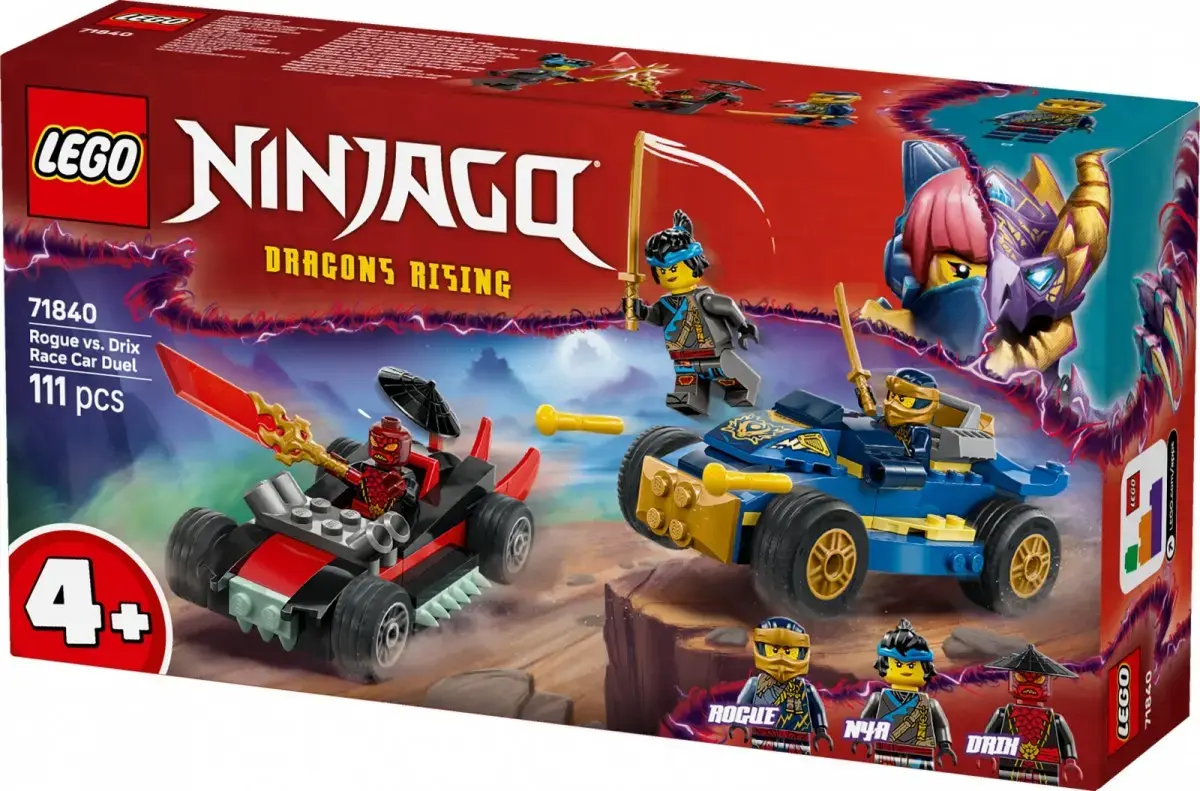 LEGO Ninjago Racing Set 71840 Rogue vs Drix Photo 3