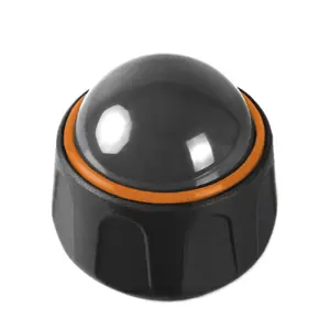 Masāžas rullis TEETER MB1005 — rullīšu bumbiņu dizains, oranžs