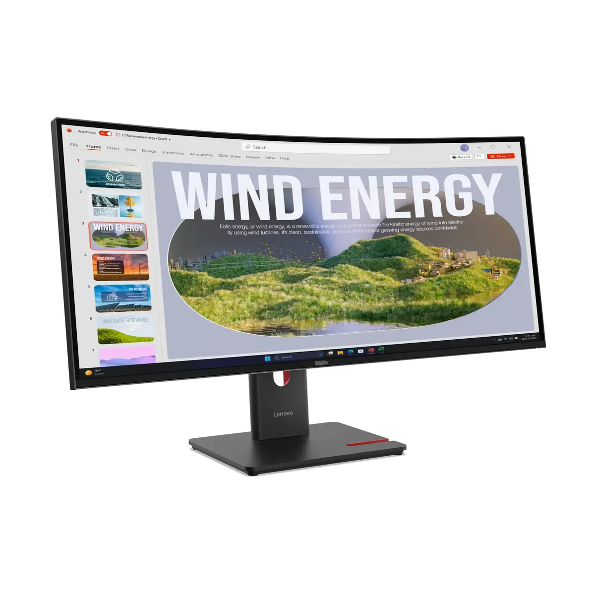 Monitors Lenovo ThinkVision T34WD-40 Photo 4