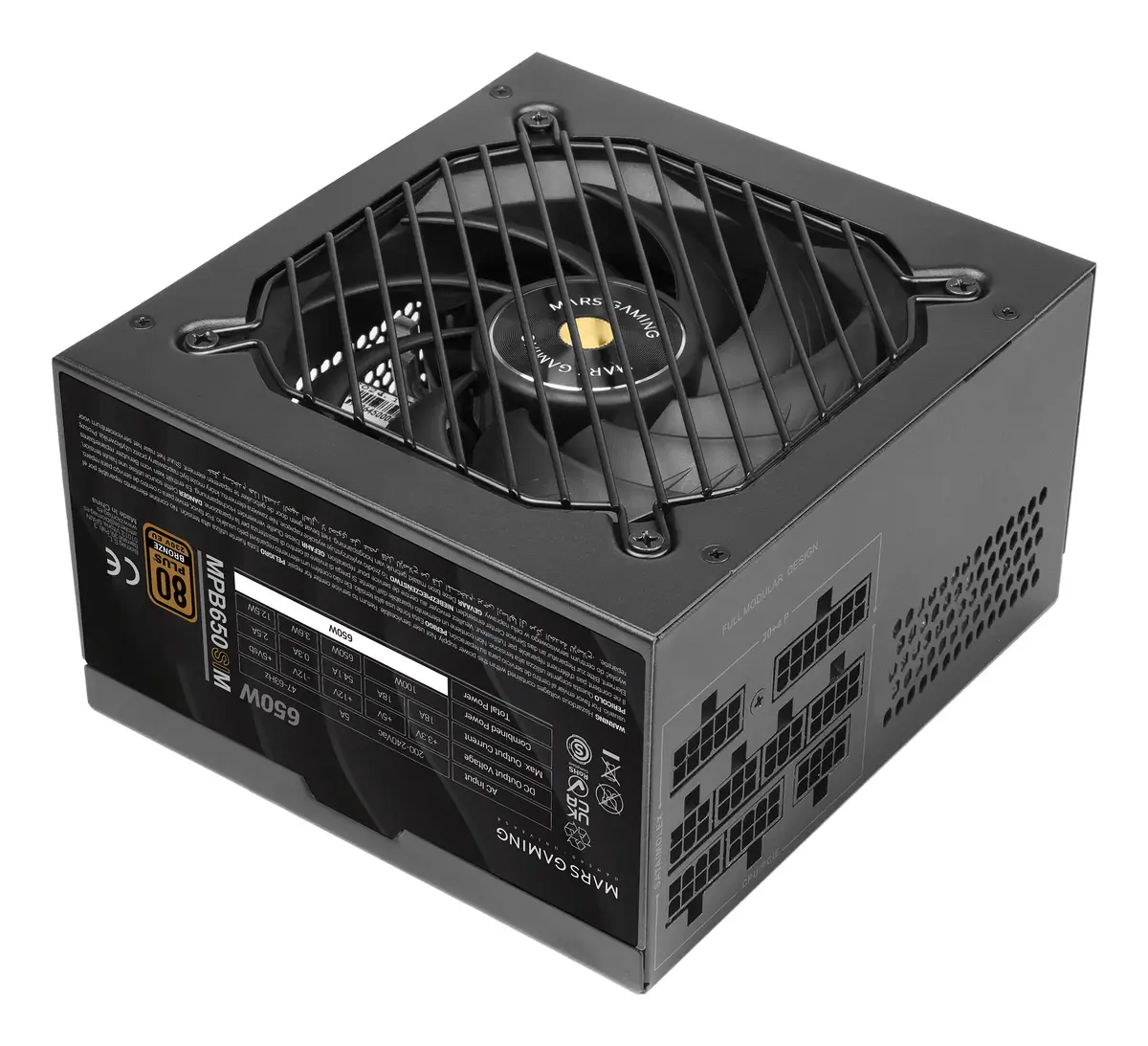TACENS Mars Gaming MPB650SIM 650W ATX barošanas bloks Photo 2