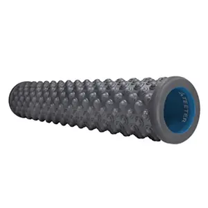 Foam Roller TEETER FR2611 26 collu ciets pelēks ar izciļņiem miofasciju atslābināšanai un ķermeņa vingrinājumiem