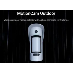 Уличный датчик движения Ajax MotionCam Outdoor белый — беспроводной датчик движения с камерой (Ajax-MOTIONCAM/O/P)