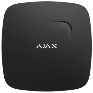 Fire detector Ajax FireProtect 2 RB HS Black — wireless smoke and heat sensor