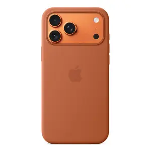 Силиконовый чехол Apple iPhone 17 Pro Max MagSafe Терракота