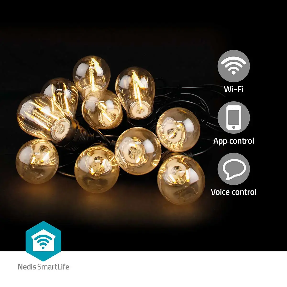 Smart wall light Nedis WIFILP01F10 Photo 5
