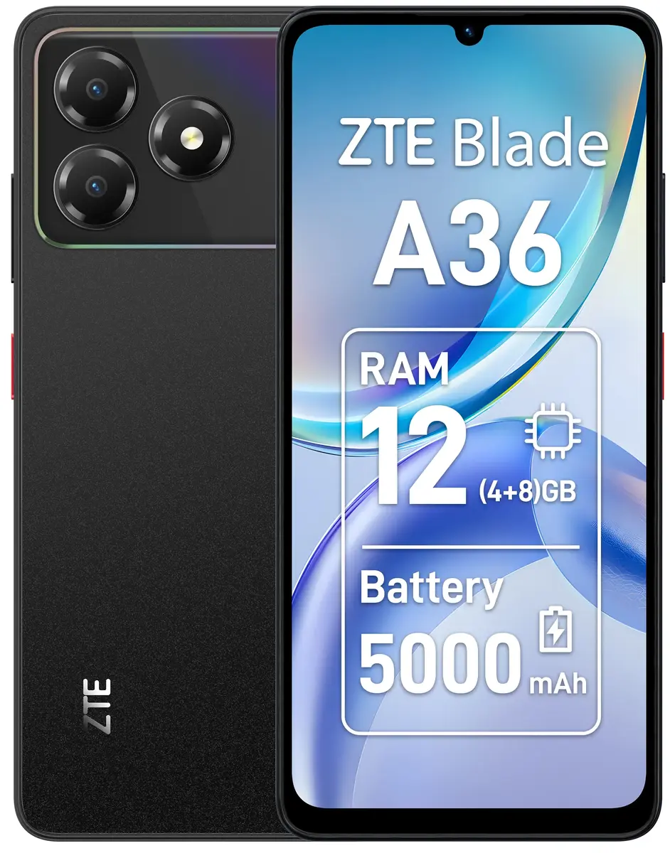 ZTE Blade A36 viedtālrunis — 6,75" HD+, 4 GB/64 GB Photo 3