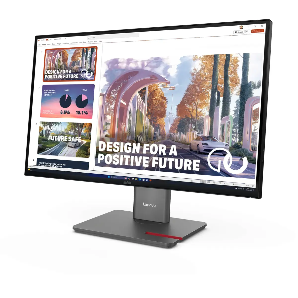 Монитор Lenovo ThinkVision P27QD-40 Photo 2