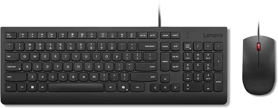 Lenovo Essential Wired Combo Melna US