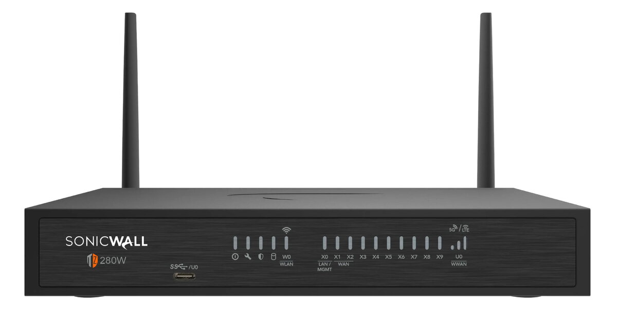 SonicWall TZ280 Desktop aparatūras ugunsmūris 2