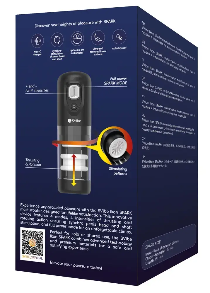 Мастурбатор SVibe Ikon SPARK от snail vibe Photo 14
